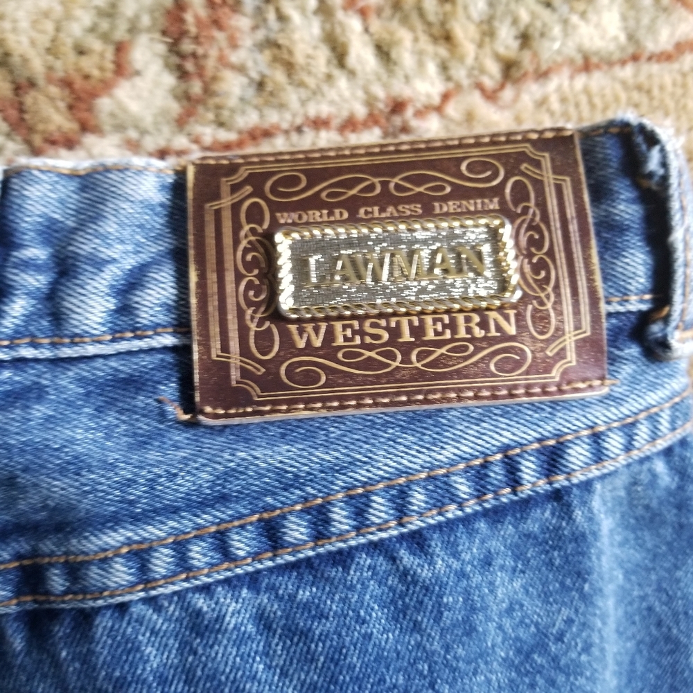 Lawman Western Vintage Jeans Button Fly High